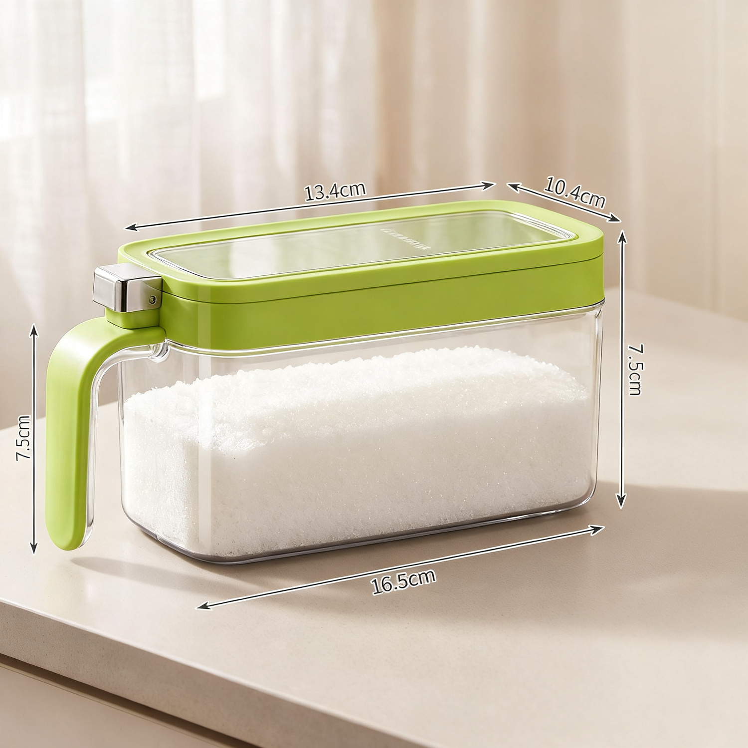 Spice container, ABS, square, airtight
