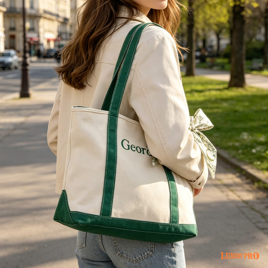 Bow Canvas Boat Bag