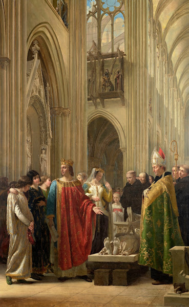 Saint Louis Faisant RéTablir Les Tombeaux Des Rois Ses PréDéCesseurs Dans Le Chœ