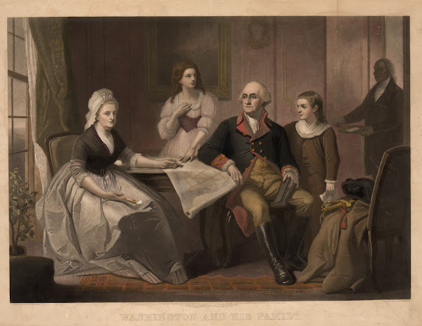 Washington and his family 1864