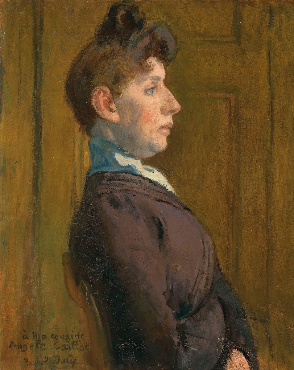Portrait de femme de profil circa 1897 1898