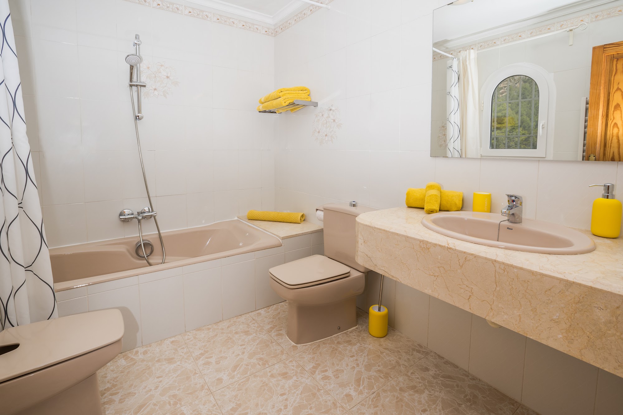 Second bathroom with bathtub and sink