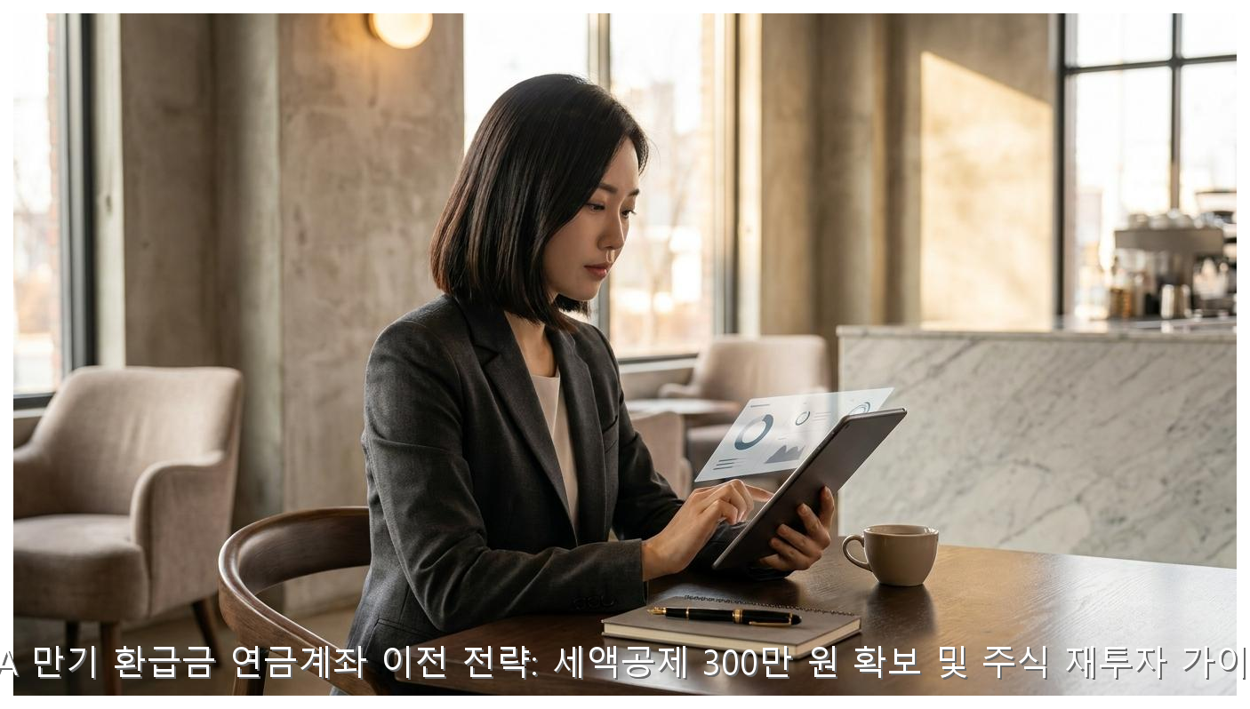 ISA 만기 환급금 연금계좌 이전 전략: 세액공제 300만 원 확보 및 주식 재투자 가이드 핵심 안내 및 분석 인포그래픽 (4)