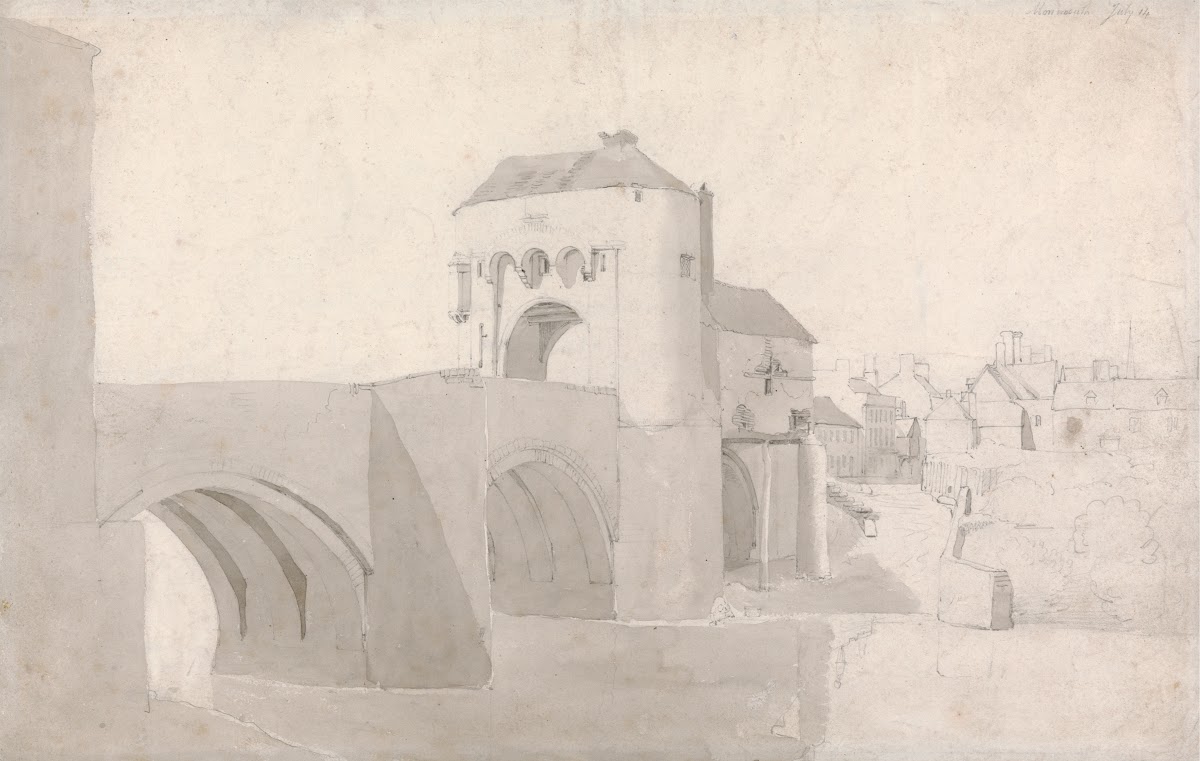 Monnow Bridge Monmouth North Wales 1803