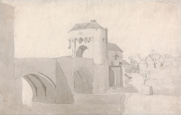 Monnow Bridge Monmouth North Wales 1803