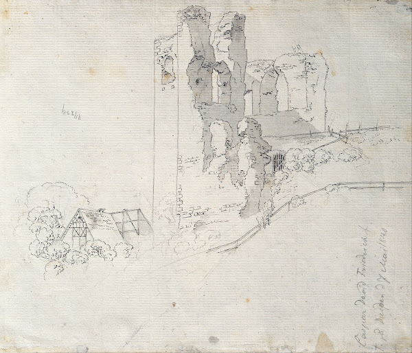 Ruins with the Roof of a Farmhouse 1799