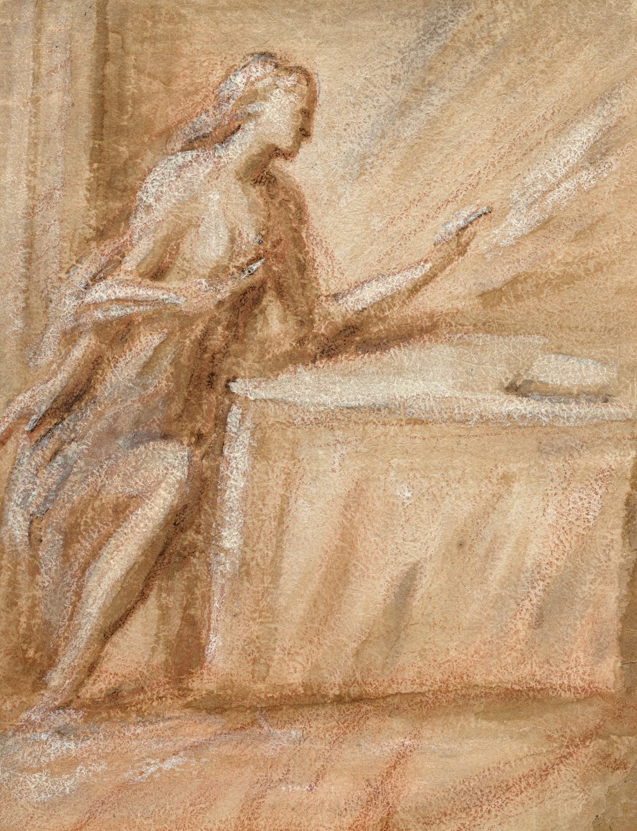 Study of the Virgin for an Annunciation 1550s