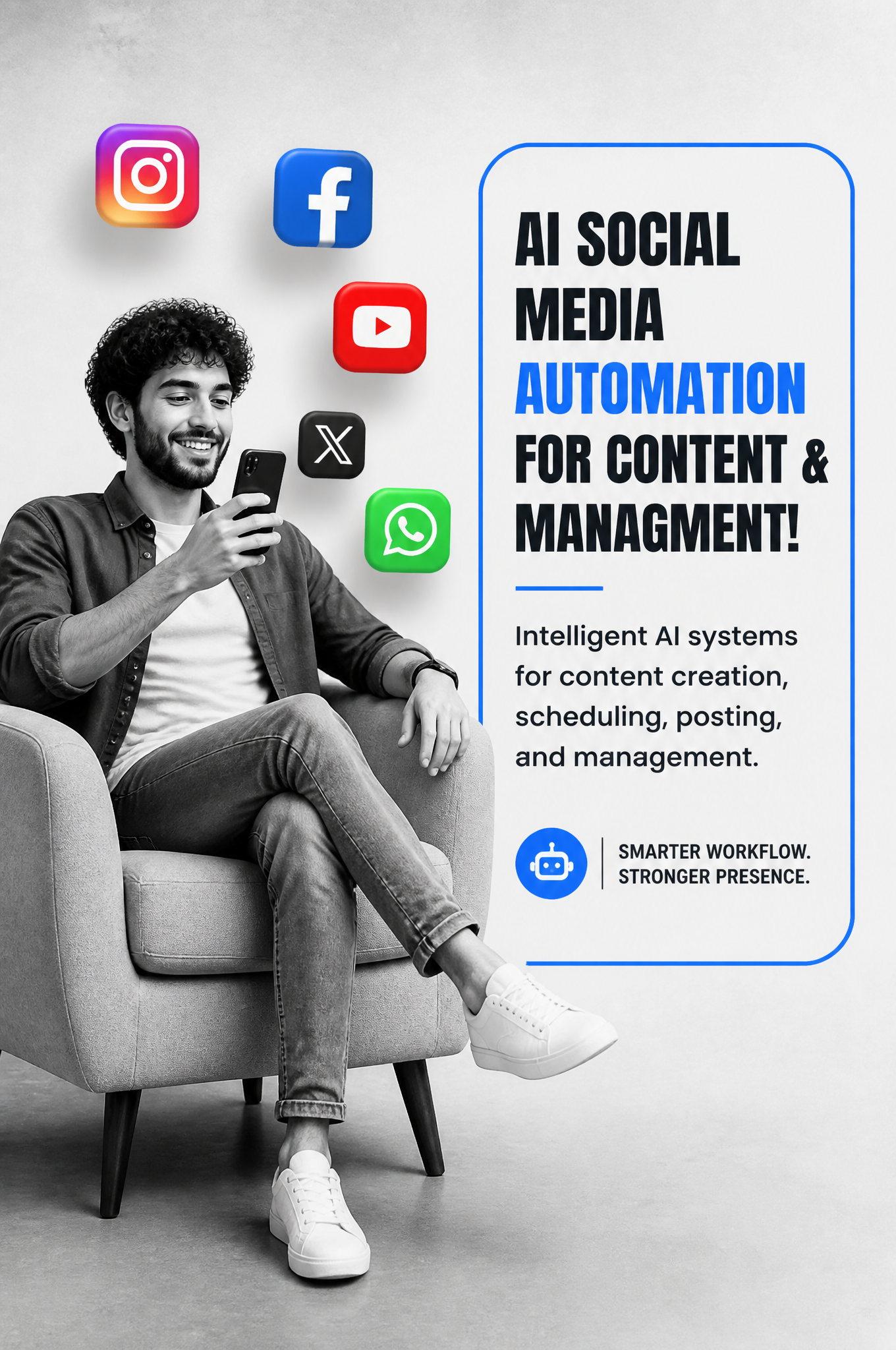 Estilo infográfico promocional moderno y limpio