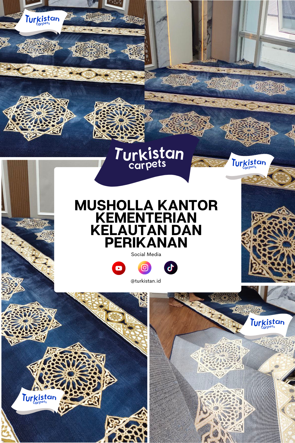 Pemasangan karpet masjid 2