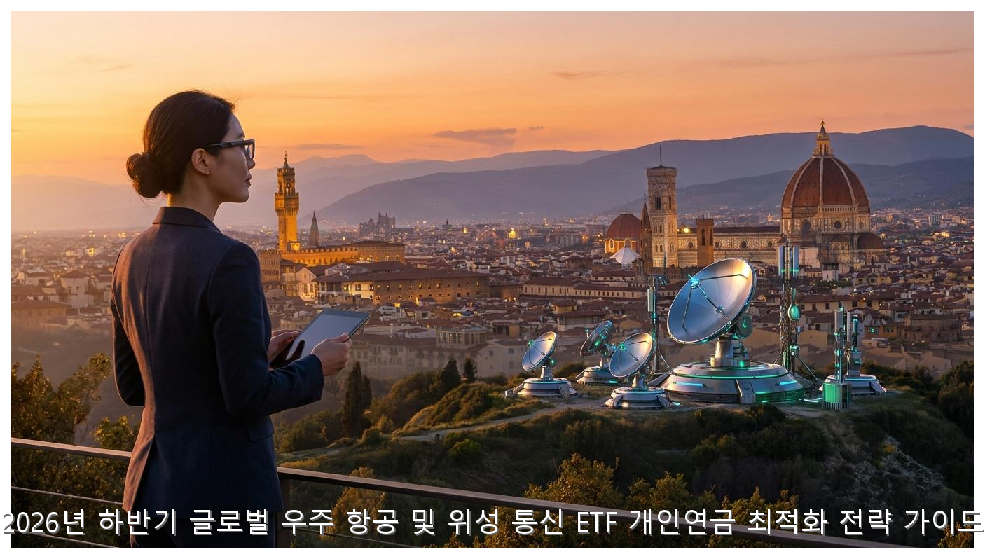 2026년 하반기 글로벌 우주 항공 및 위성 통신 ETF 개인연금 최적화 전략 가이드 핵심 안내 및 분석 인포그래픽 (3)