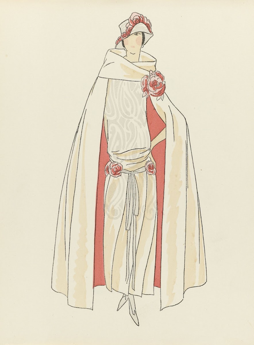 Gazette du Bon Ton 1921  No 10  Croquis No XIV 1921