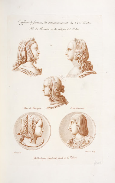 Coiffures de femmes du commencement du XVIe siècle 1839