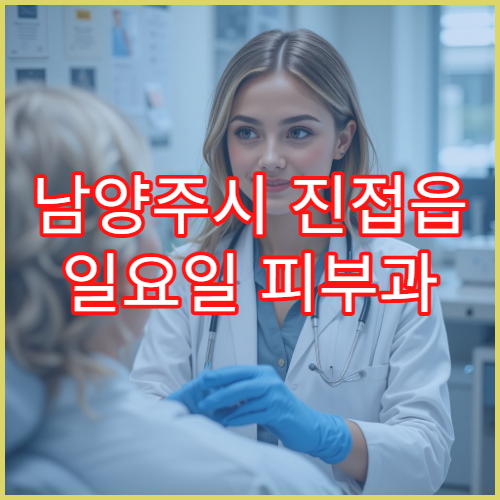 남양주시 진접읍 일요일 피부과 대상포진 초기증상 진료