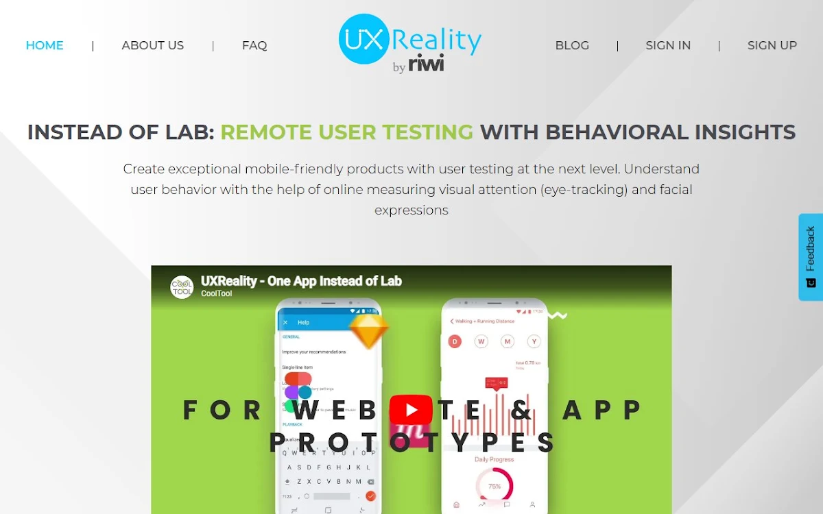 Captura de UXReality Beta