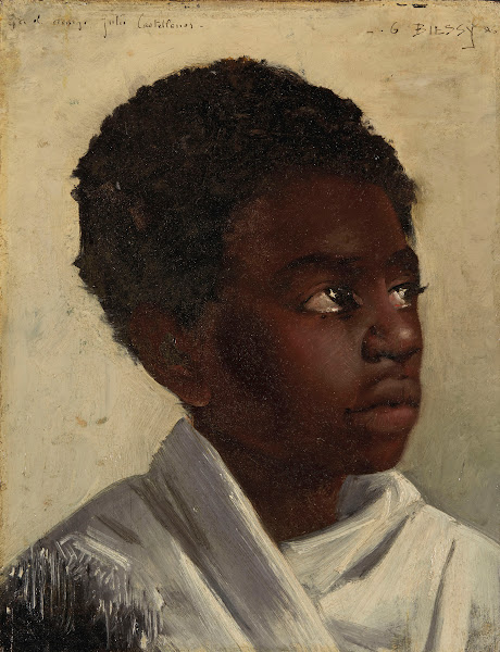Portrait of a young African 1885
