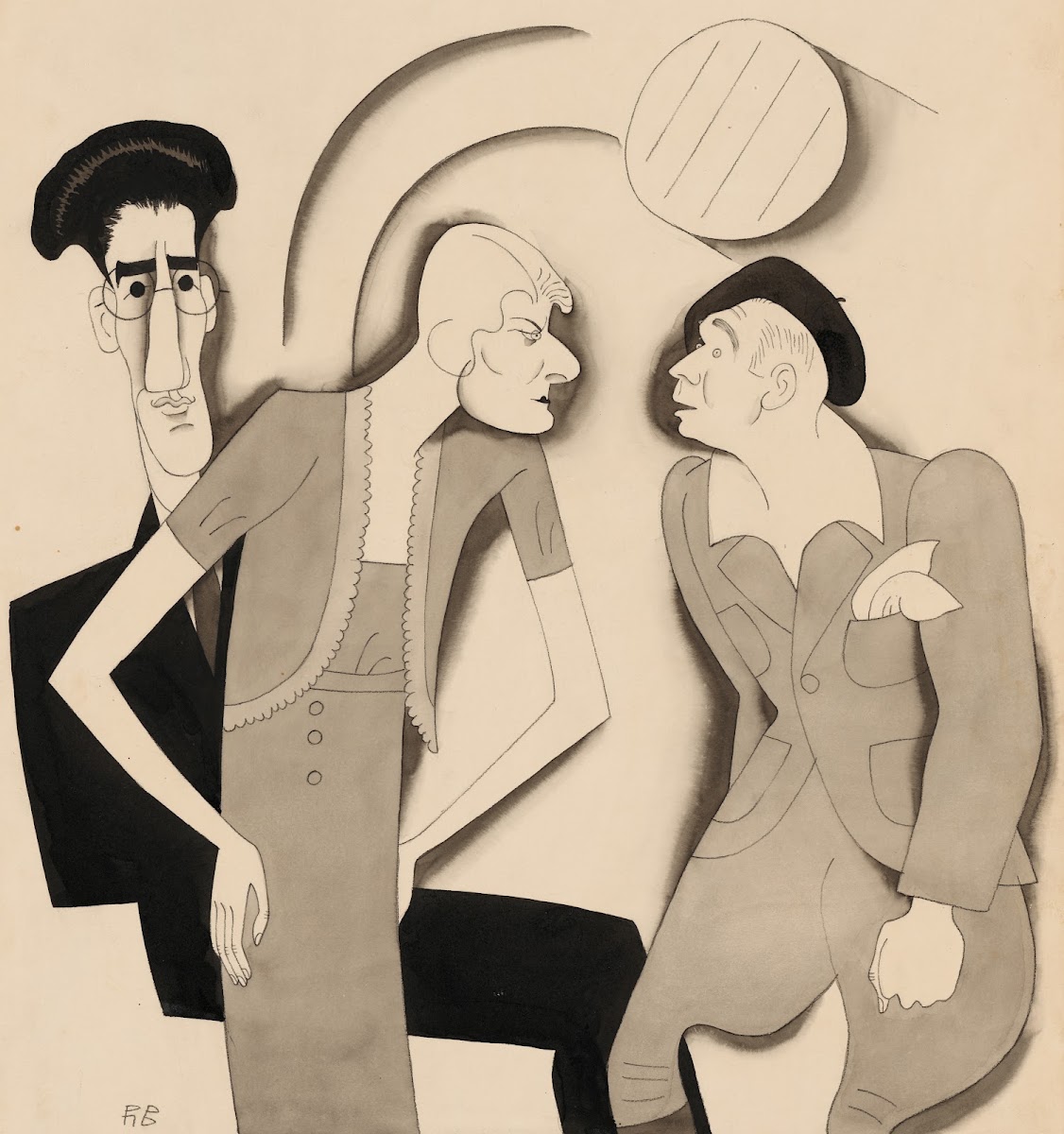 George Kaufman with Jean Dixon and Hugh OConnell 1931