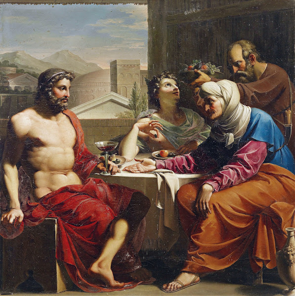 Jupiter Und Merkur Bei Philemon Und Baucis C1800