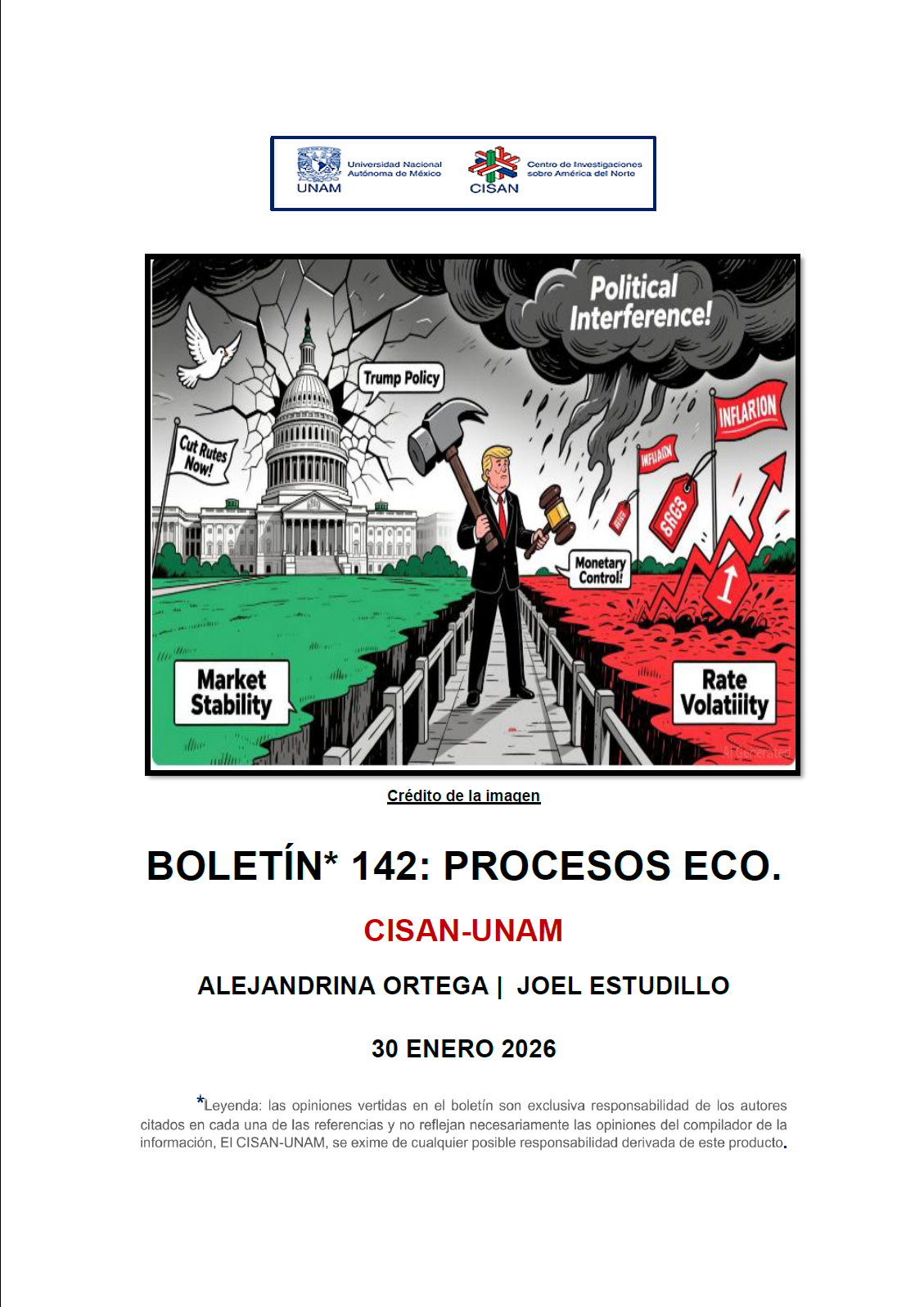 Portada del boletín