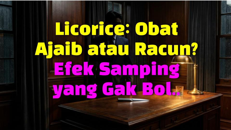 Licorice: Obat Ajaib atau Racun? Efek Samping yang Gak Boleh Kamu Abaikan 😱