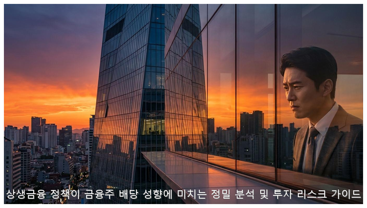 상생금융 정책이 금융주 배당 성향에 미치는 정밀 분석 및 투자 리스크 가이드 핵심 안내 및 분석 인포그래픽 (4)
