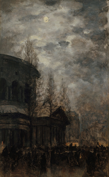 Sortie De Paris En 1870 Rotonde De La Villette 1870
