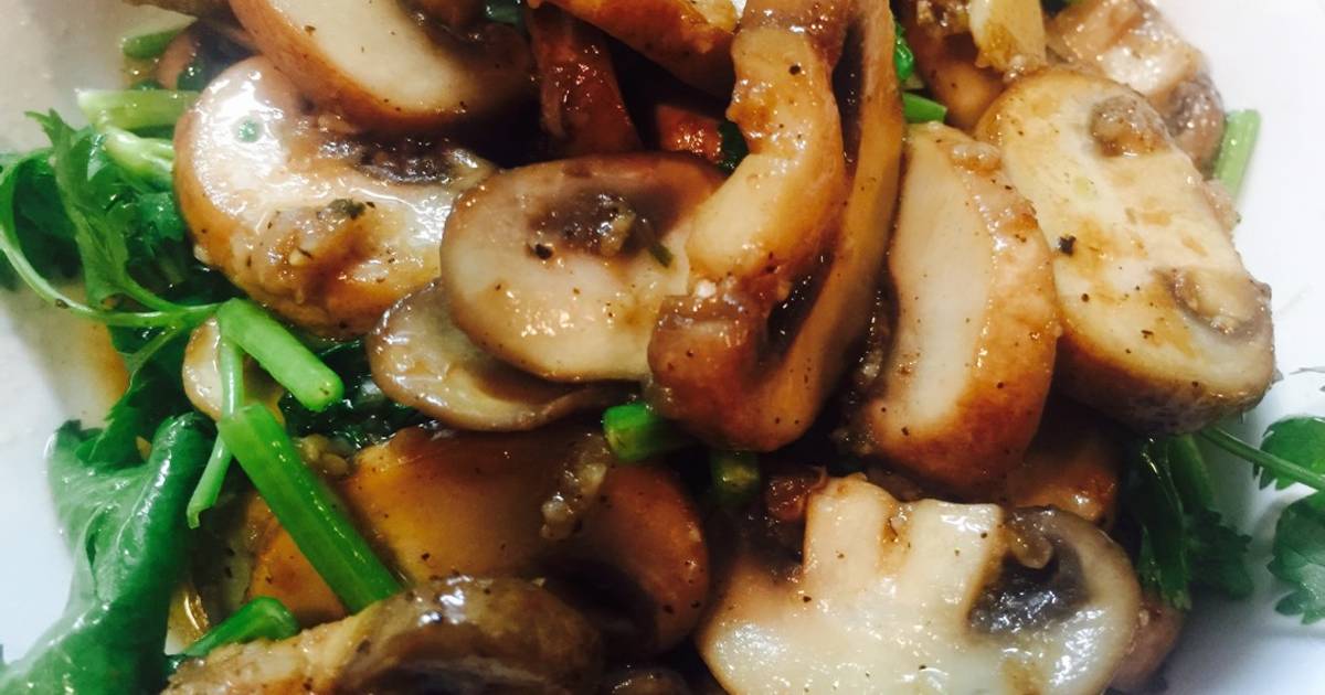 Nấm mỡ Nhật xào tỏi