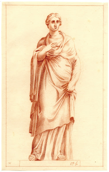 Beeld van staande vrouw