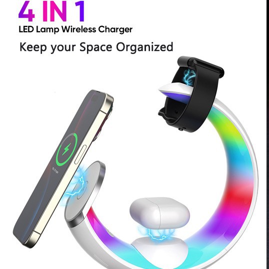 3-in-1 Magnetic Charging Station with Night Light
