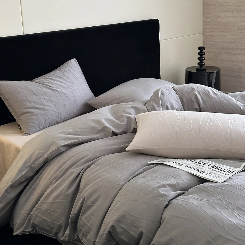 Cotton bedding set, 4-piece, autumn/winter