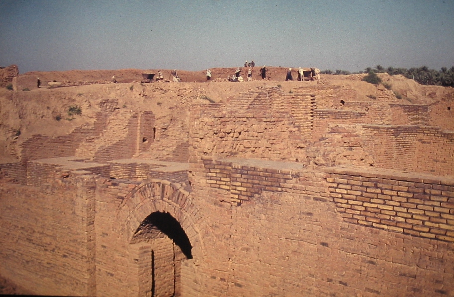 Ruins of an ancient Near Eastern city gate, representing the legal setting in the Book of Ruth