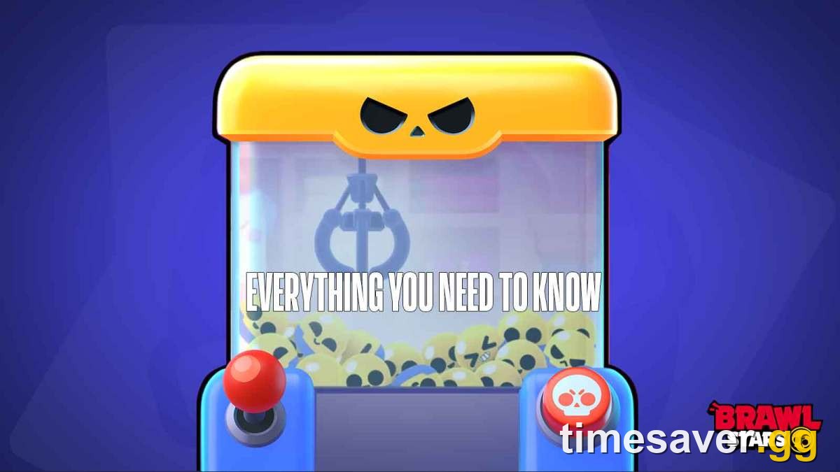 Brawl Stars Claw Machine — the mini-game that dispenses random Buffies for 1,000 Coins and 2,000 Power Points per pull