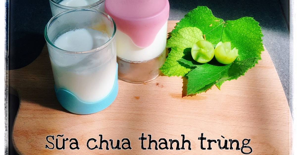 Sữa chua từ sữa tươi thanh trùng