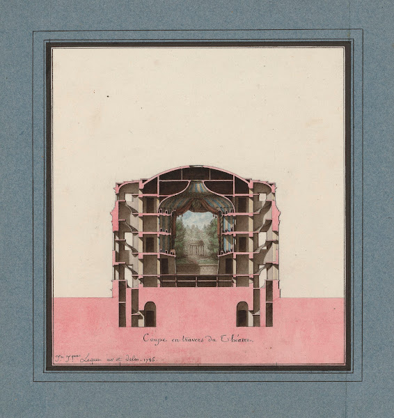 Coupe en travers du théatre 1786