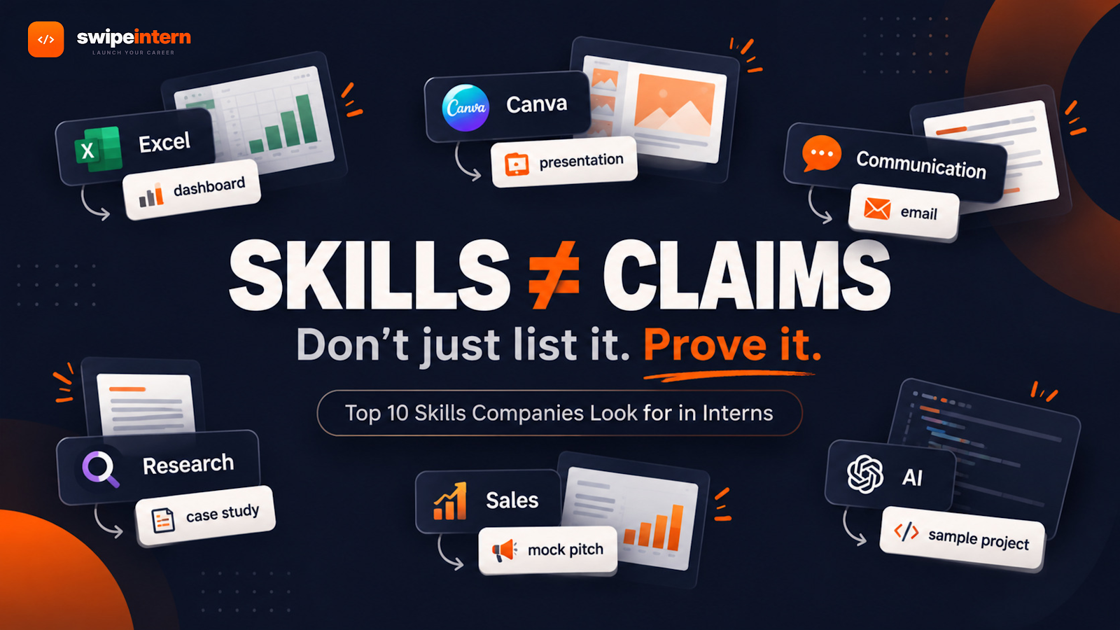 Top 10 Skills Companies Look for in Interns (And How to Prove Them)