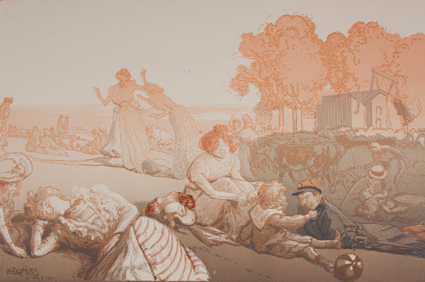 Bucolique moderne  Sonntag von der Thoren von Paris 1901