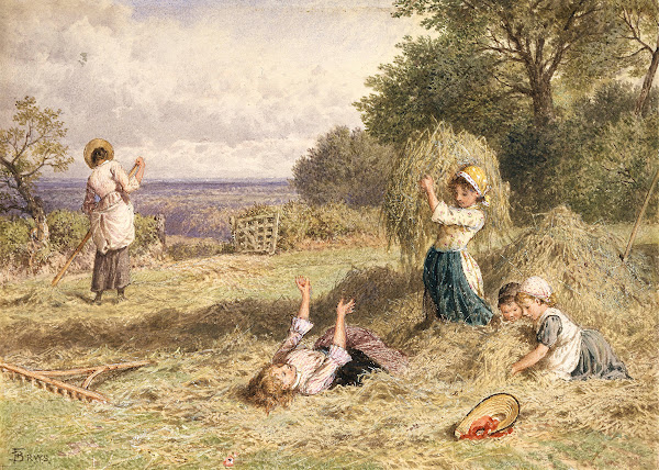 Landscape with Figures c1860s