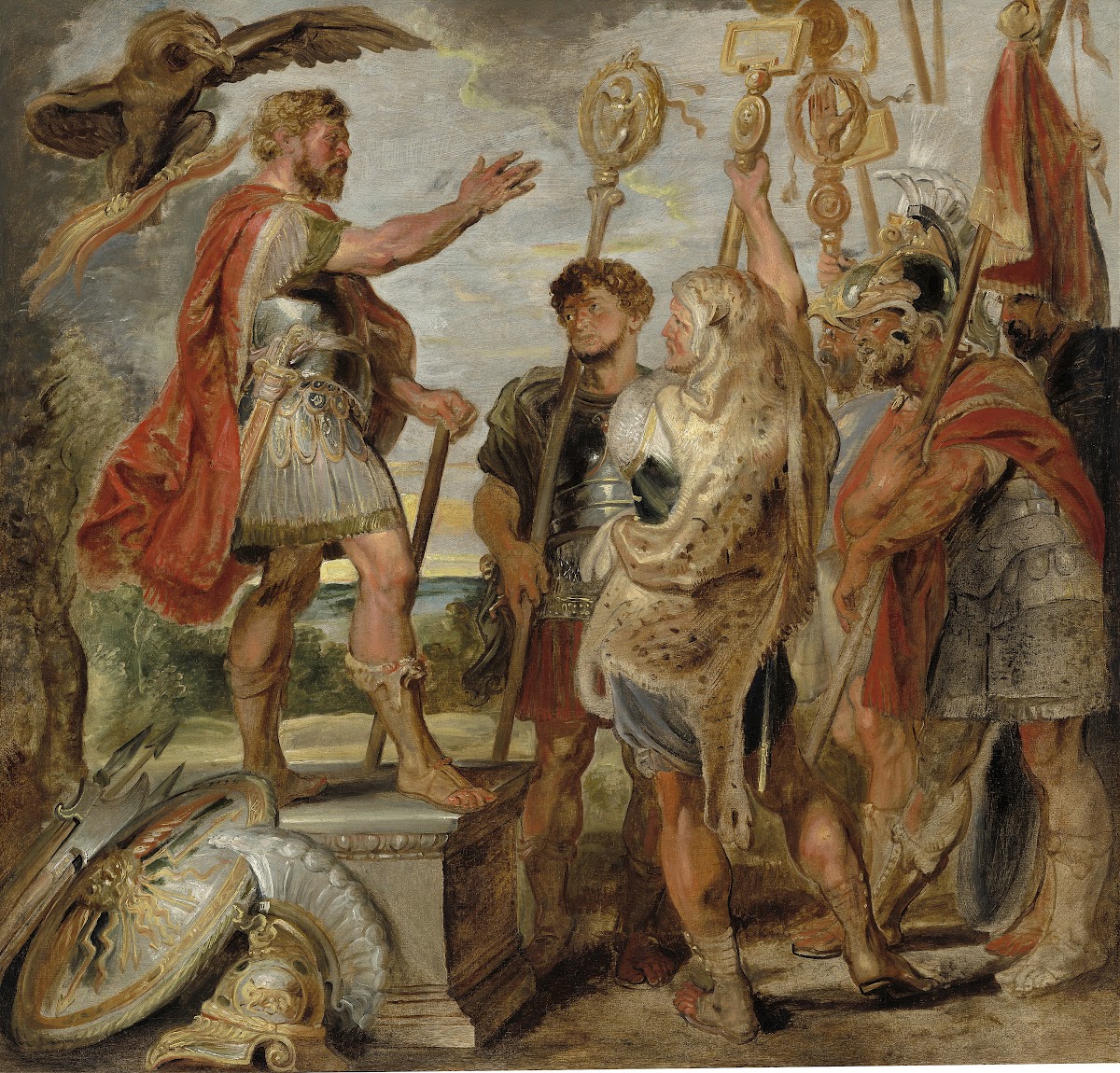Decius Mus Addressing the Legions probably 1616