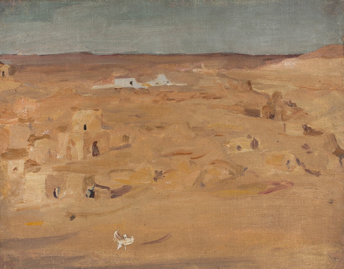 Graveyard in the desert From the journey to Egypt 1903