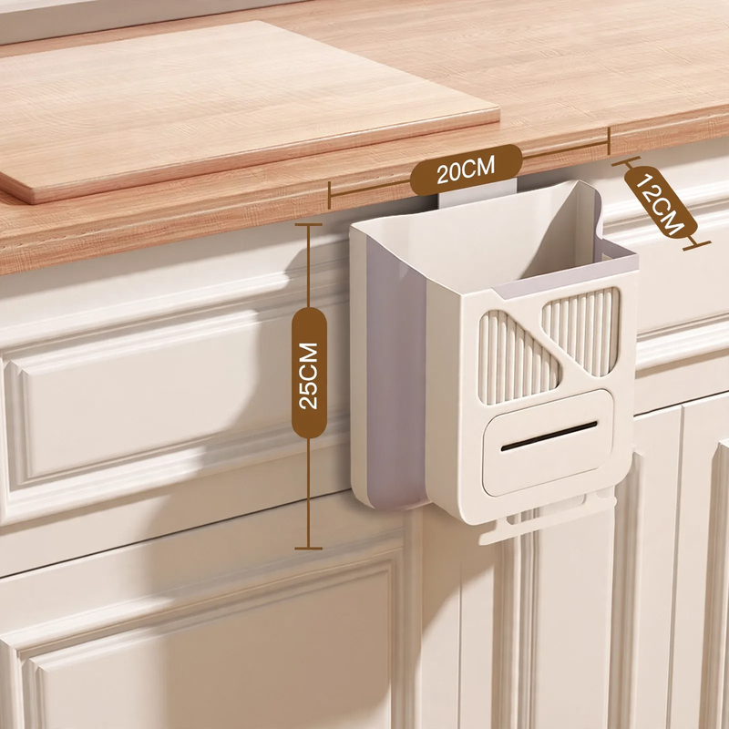 Wall Trash Can, Plastic, up to 4 L