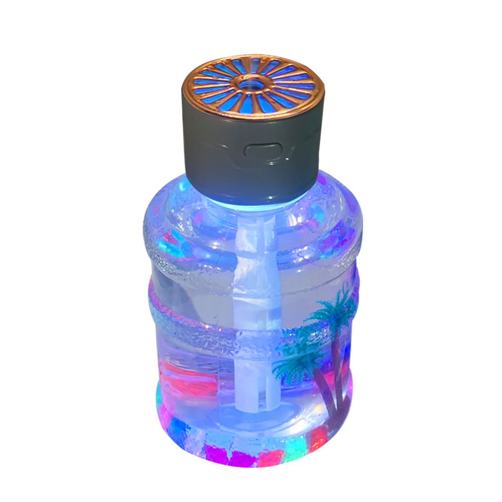 Ultrasonic humidifier with aroma function, portable
