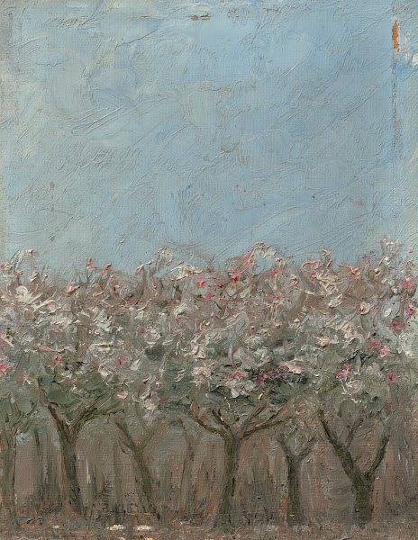 Apple trees in blossom Blommande äppelträd 1907