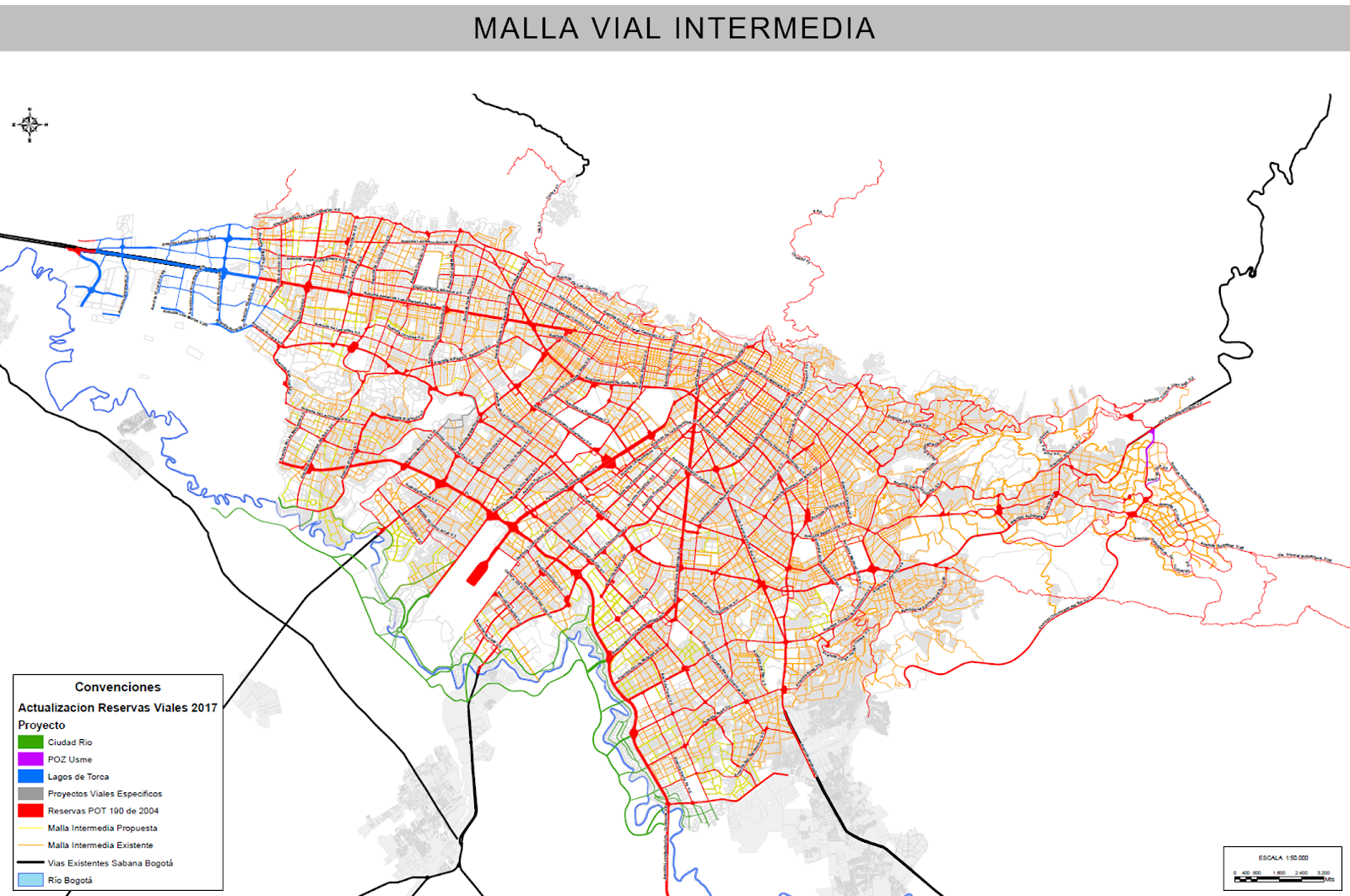 Malla Vial Intermedia