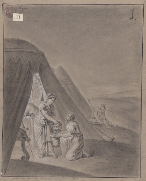 Academic composition study Judith with the head of Holofernes 1786