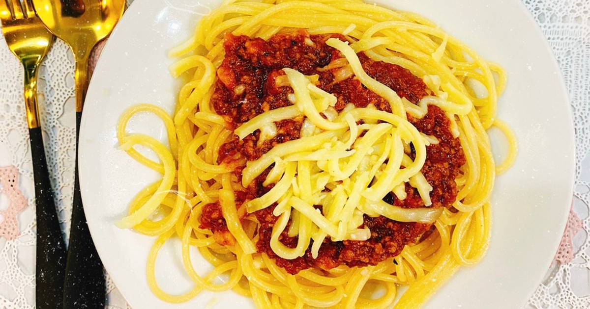 Mỳ Spaghetti bò bằm cực dễ!