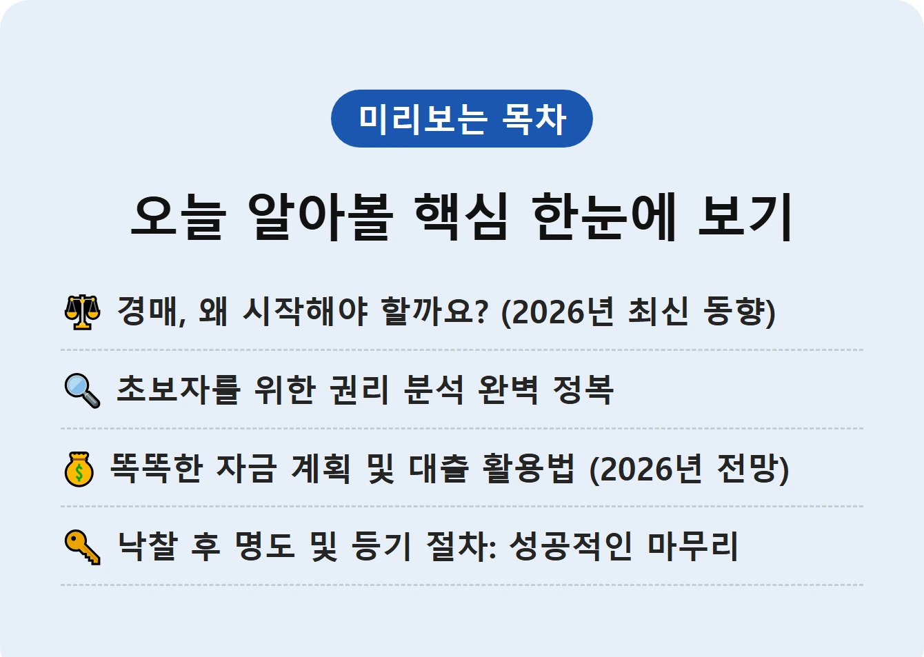 오늘 알아볼 핵심 한눈에 보기