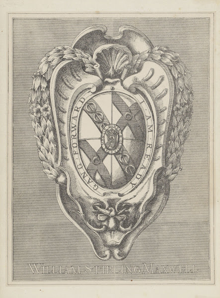 Ex libris van Sir William Stirling Maxwell