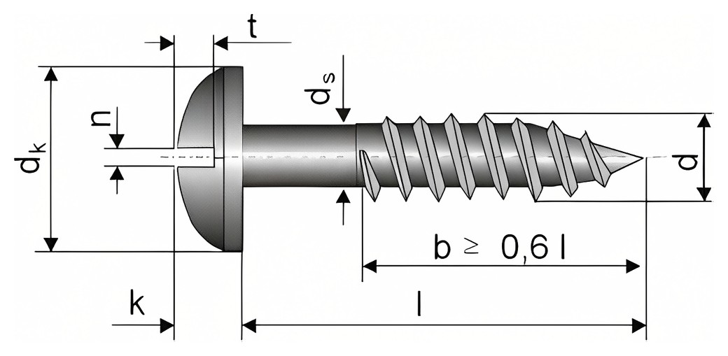 DIN 96 – Technical drawing