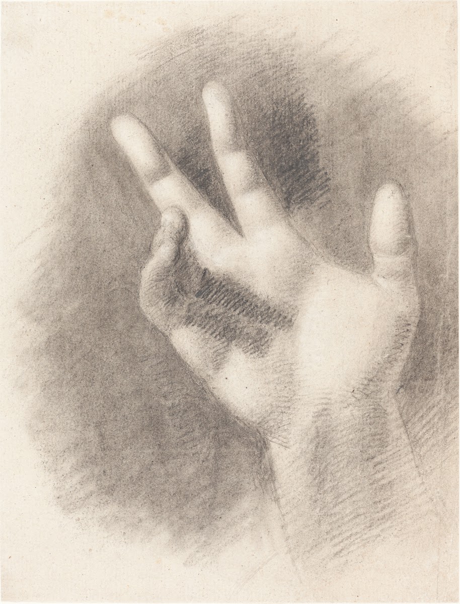 Study of a Right Hand recto