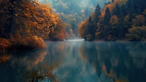 Autumn Lake Wallpaper
