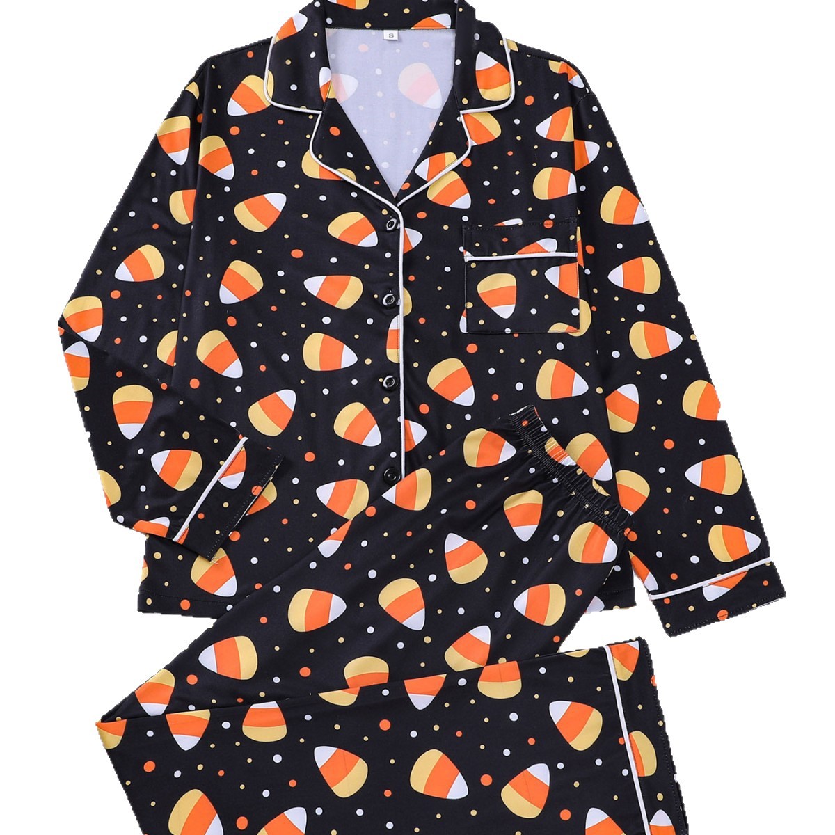 Ladies' Pajama Set, Long Sleeve, Christmas Design